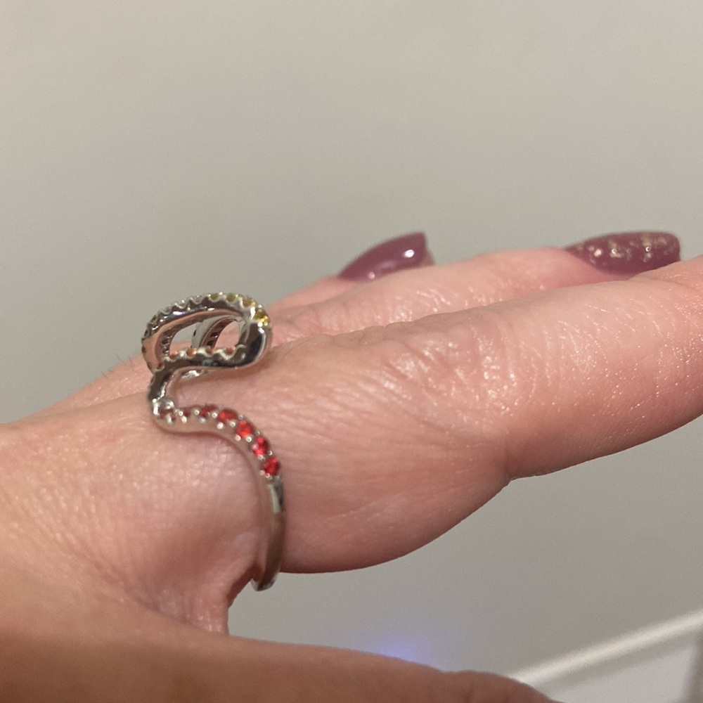 Sapphire ring -18k - Picture 2 of 6